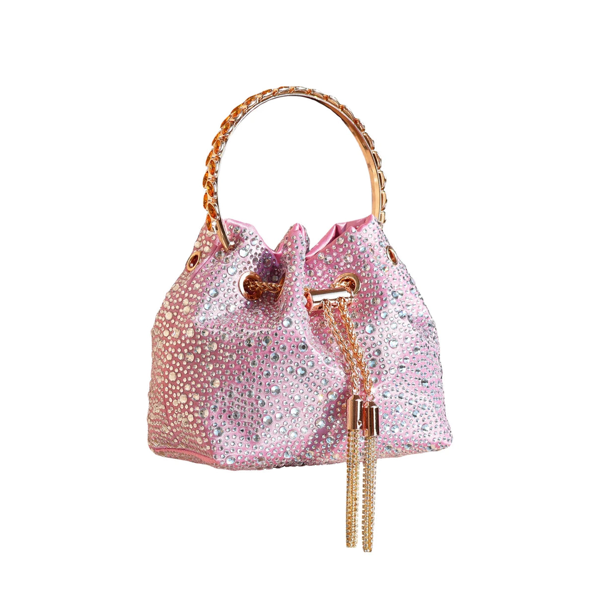 Crystal Bucket Evening Bag
