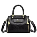 Luxury Handbag Fashion Print Large Capacity Soft Leather Women Shoulder Crossbody Bag Leisure Designer Ladies Purses and Handbag