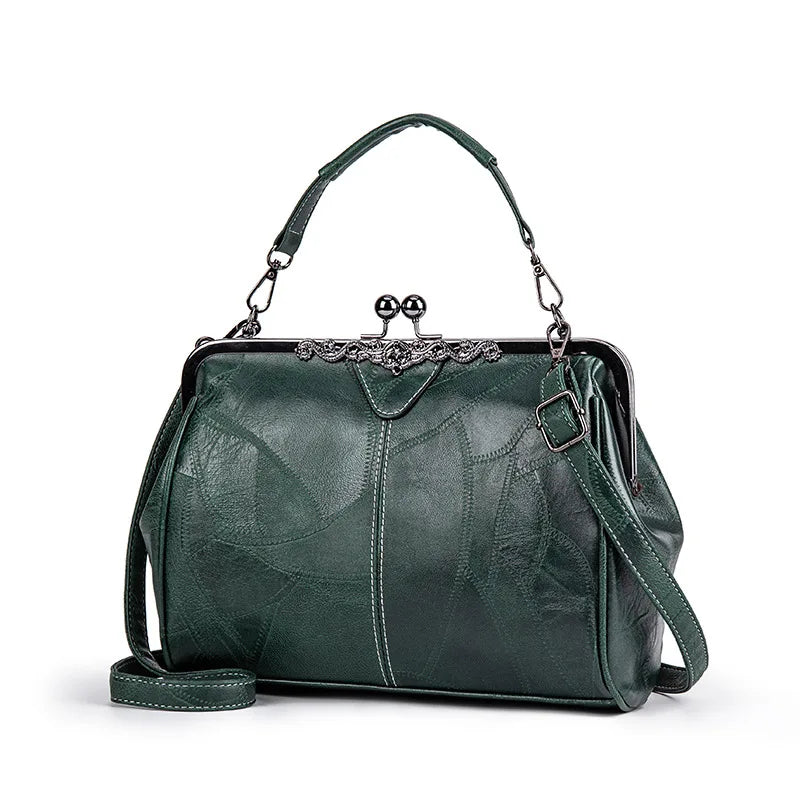 Clip Closure Hobo Bag