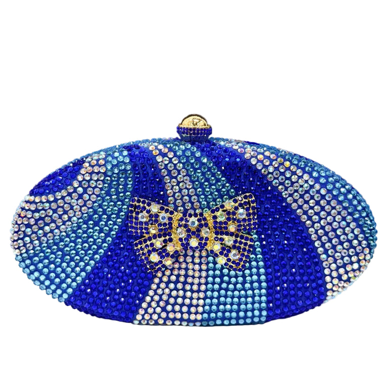 Rhinestone Top Handle Clutch
