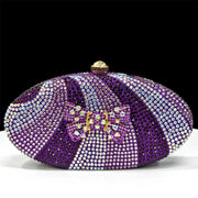 Rhinestone Top Handle Clutch