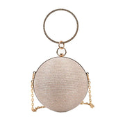 Metallic Round Ring Clutch
