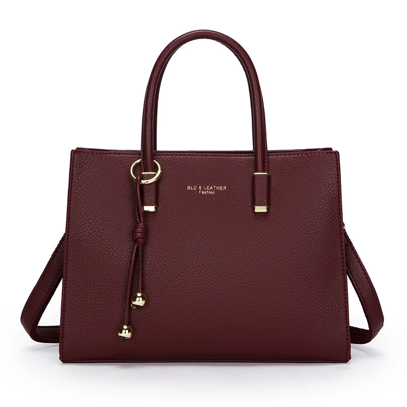 Three Compartment Shoulder Tote