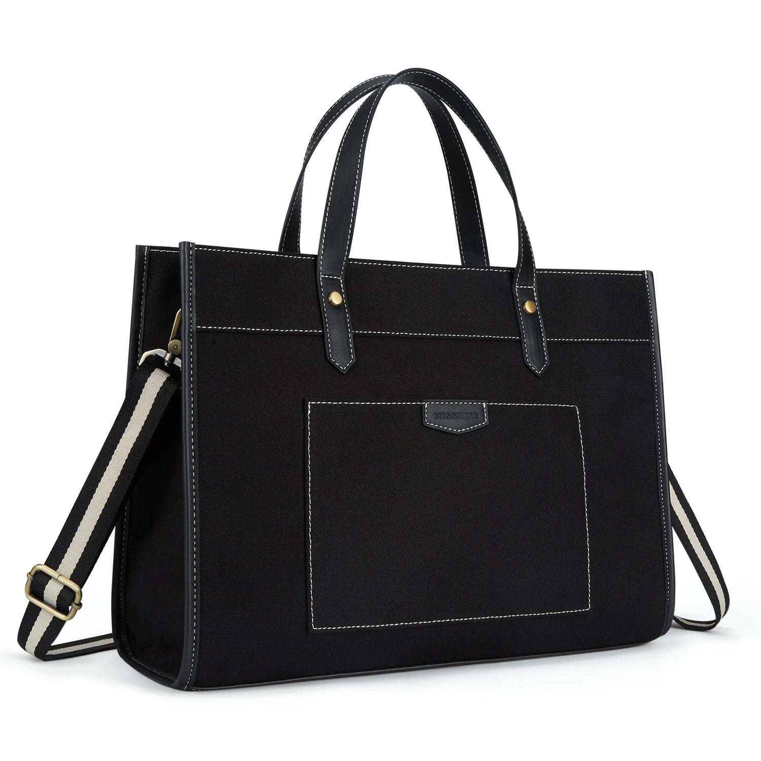 Canvas Laptop Briefcase Tote