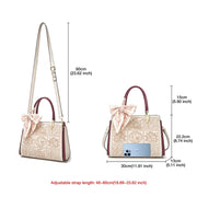 Scarf Accent Office Tote