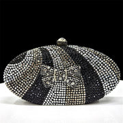 Rhinestone Top Handle Clutch