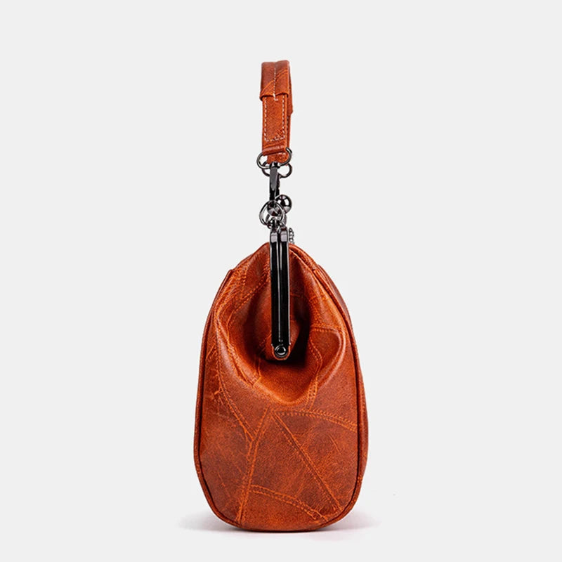 Clip Closure Hobo Bag