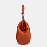 Clip Closure Hobo Bag