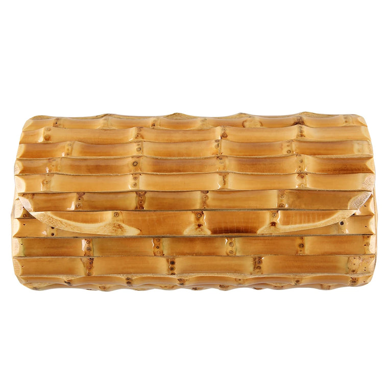 Natural Bamboo Evening Clutch