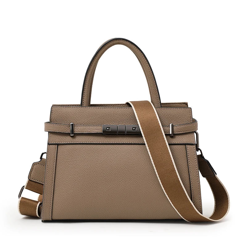 Cowhide Office Tote Bag
