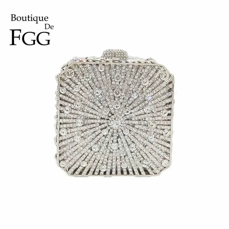 Crystal Minaudiere Evening Clutch