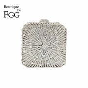 Crystal Minaudiere Evening Clutch