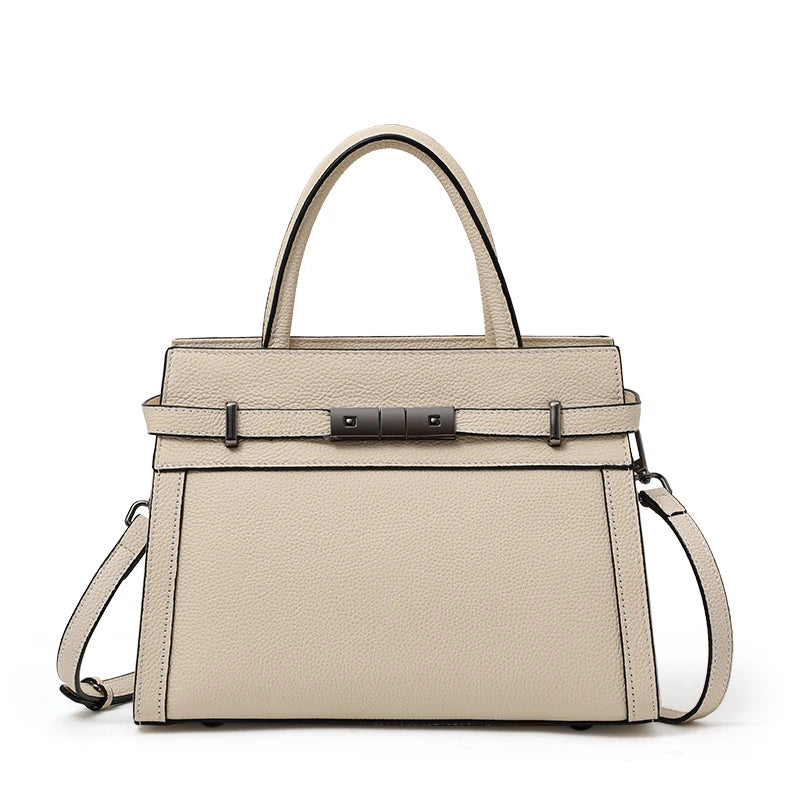 Cowhide Office Tote Bag