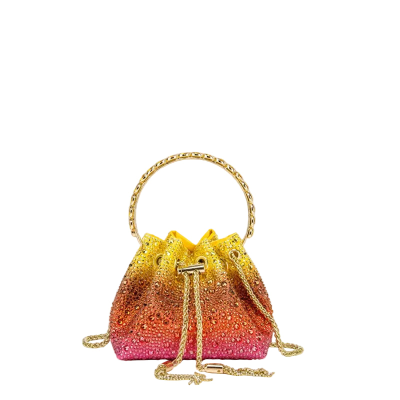 Crystal Bucket Evening Bag