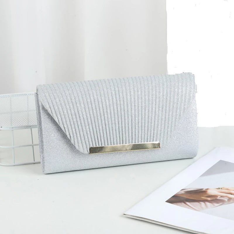 Sequined Envelope Dinner Clutch