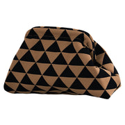 Crochet Ruched Shell Clutch