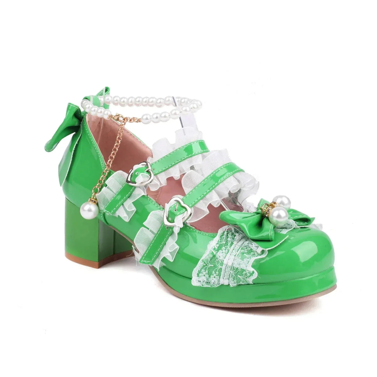 Strawberry Bow Mary Janes