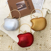Apple Rhinestone Crystal Clutch