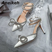 Crystal Butterfly Pointed Pumps