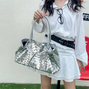 Sequined Underarm Evening Tote