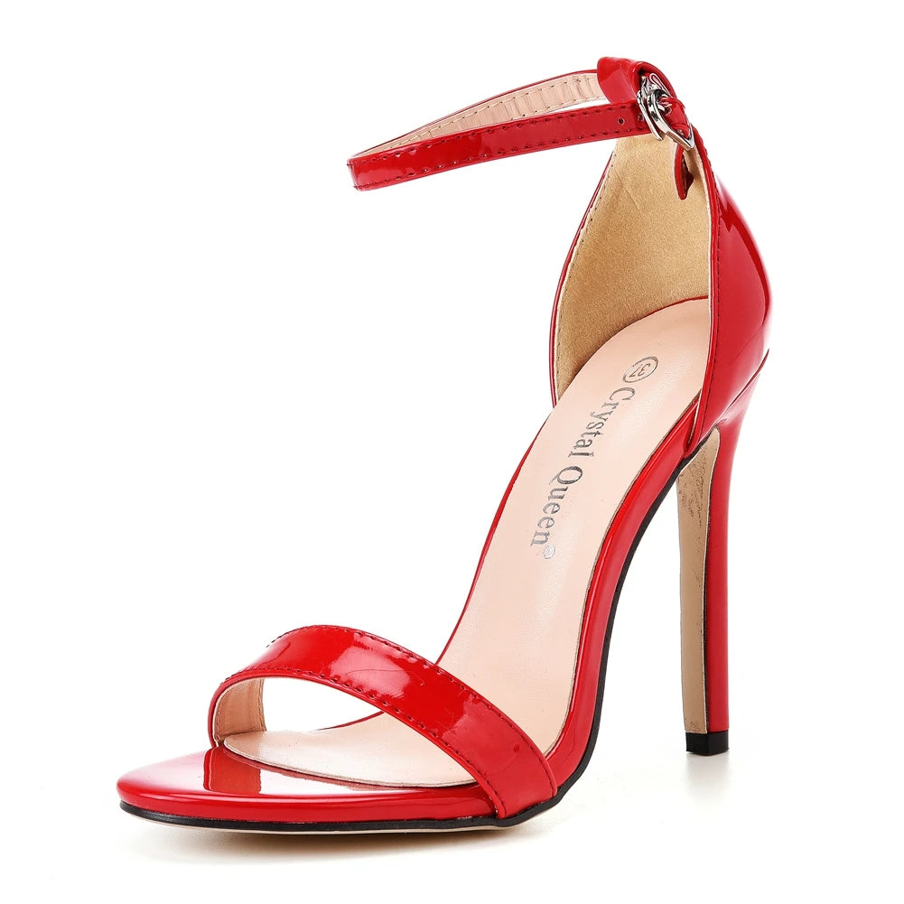 Crystal Spike Heel Sandals
