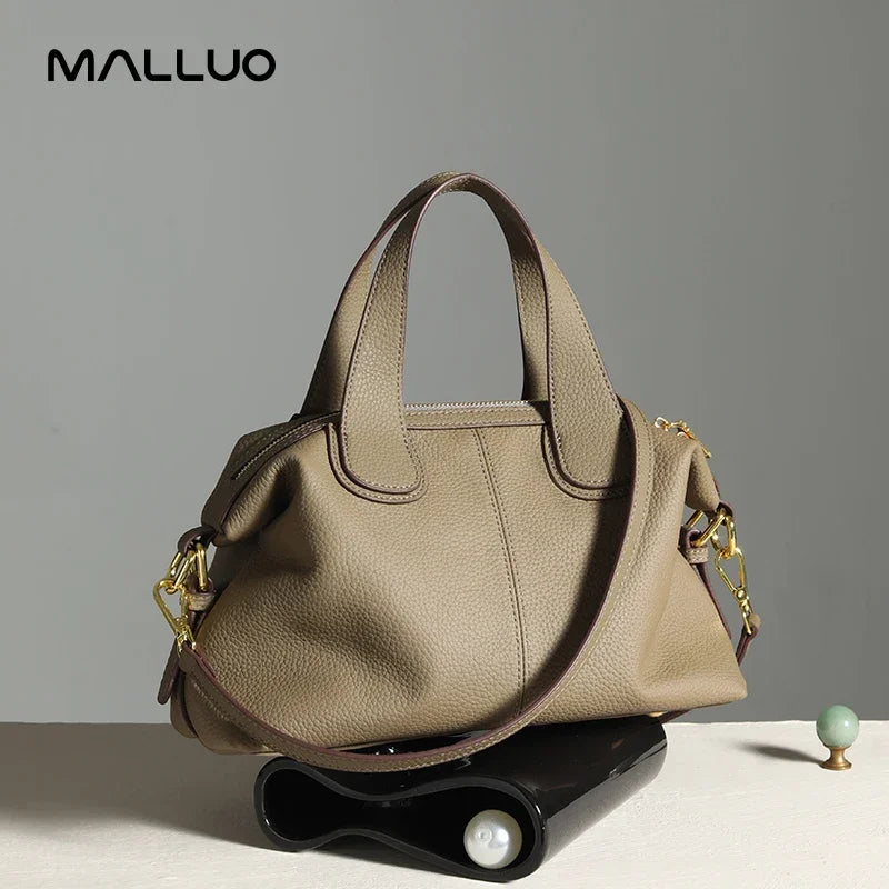 Retro Cowhide Pillow Bag