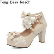 Strawberry Bow Mary Janes