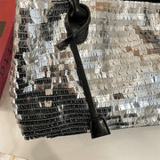 Sequined Underarm Evening Tote
