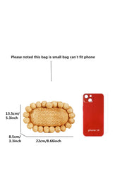 Woven Rattan Egg Clutch