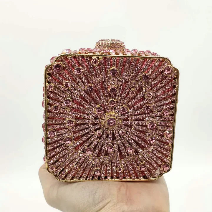 Crystal Minaudiere Evening Clutch