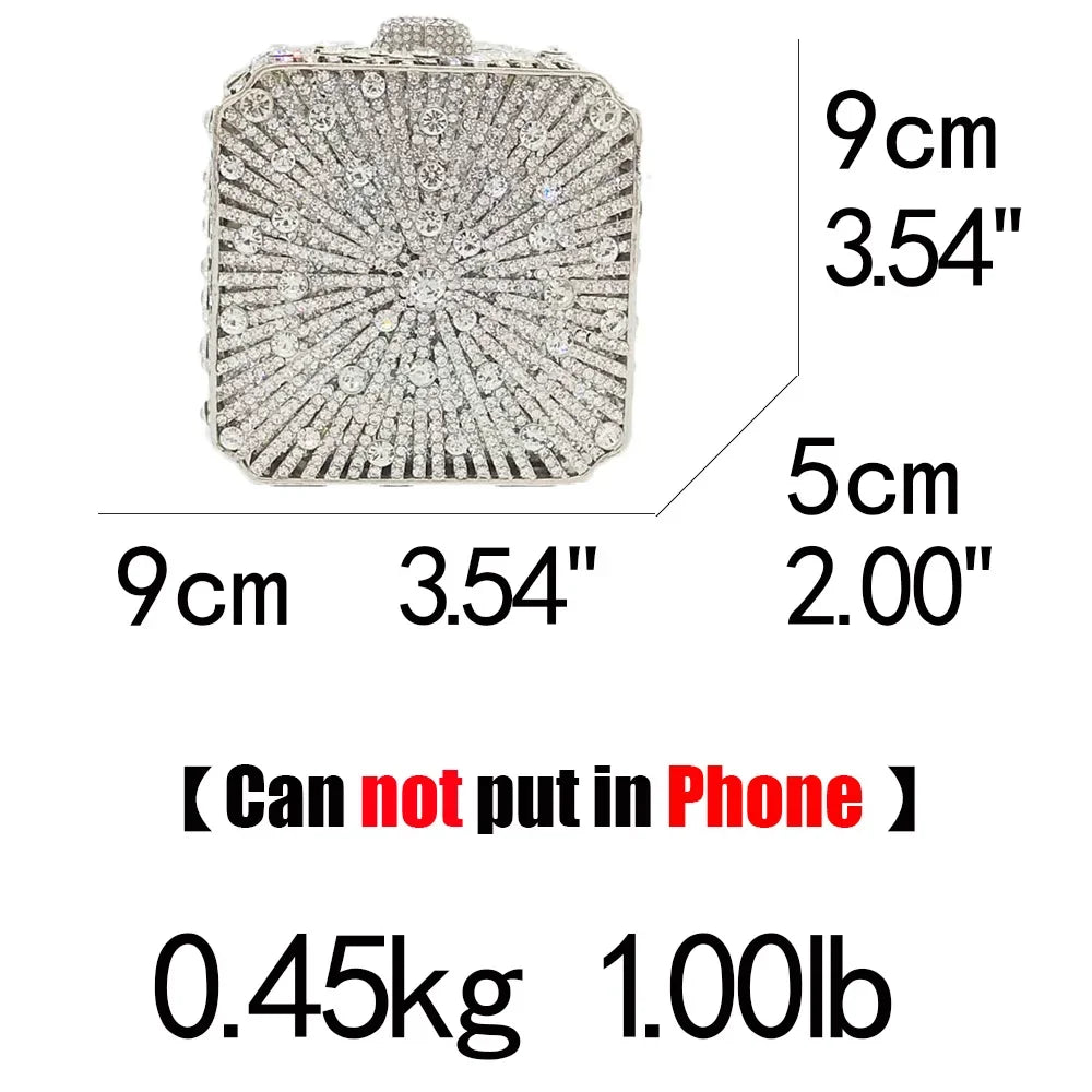Crystal Minaudiere Evening Clutch