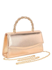 Rose Gold Crystal Clutch