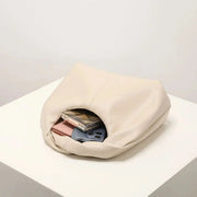 Ruched Twist Square Clutch