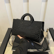 Crocodile Square Shoulder Bag