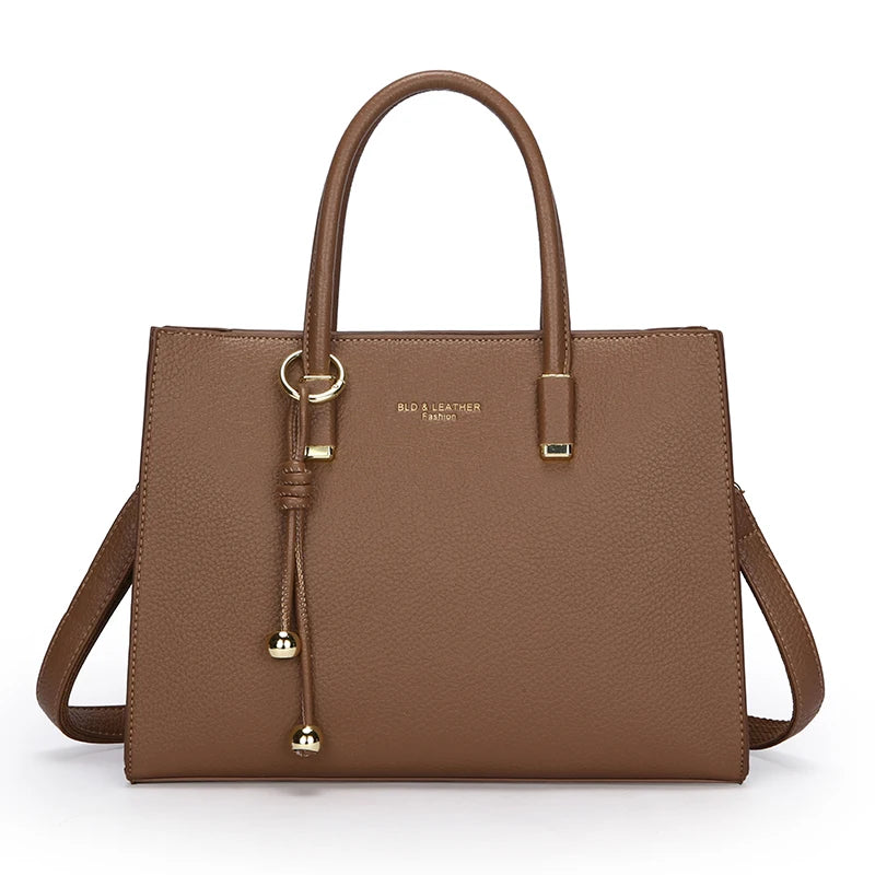 Three Compartment Shoulder Tote