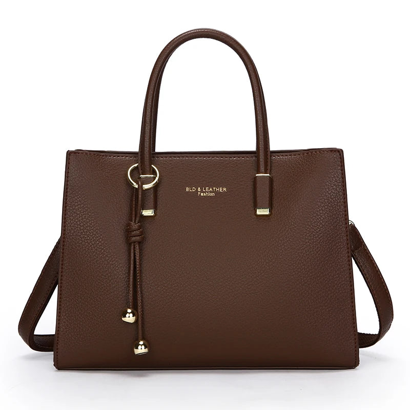Three Compartment Shoulder Tote