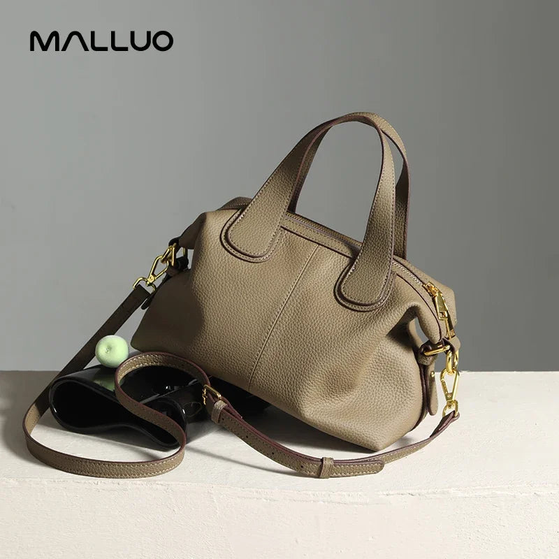 Retro Cowhide Pillow Bag