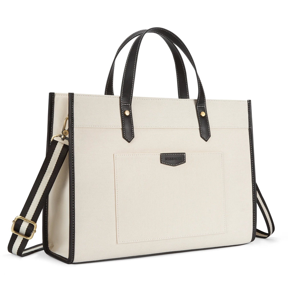 Canvas Laptop Briefcase Tote