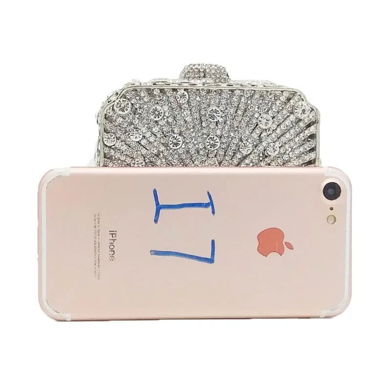 Crystal Minaudiere Evening Clutch