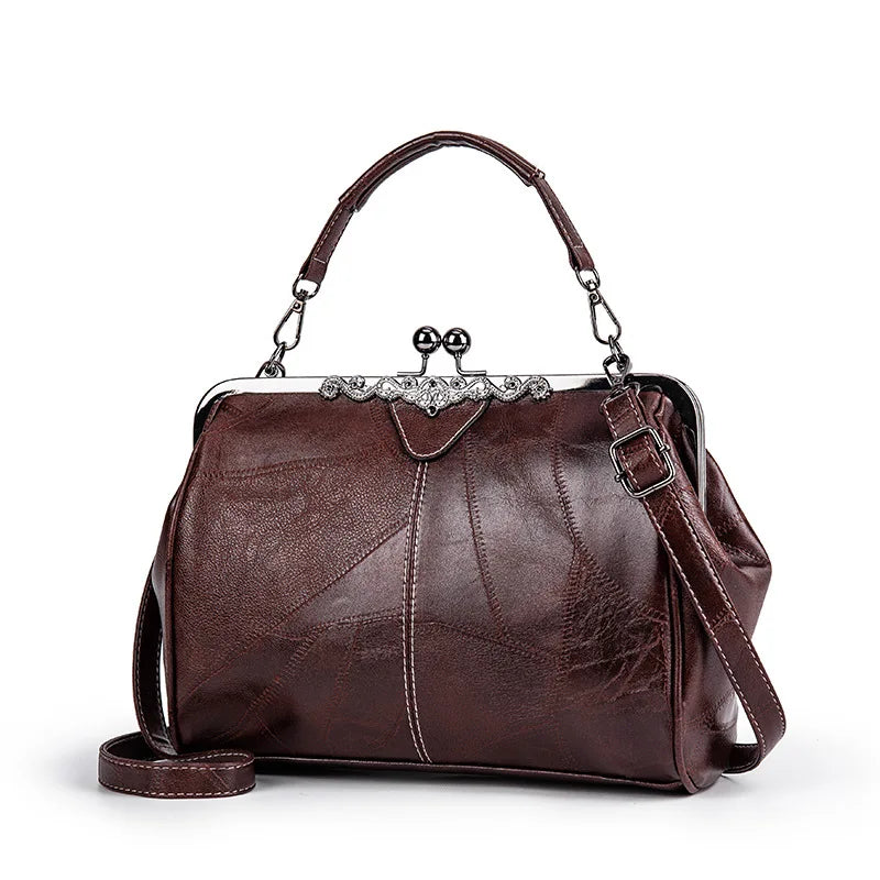 Clip Closure Hobo Bag