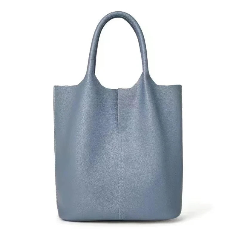 Soft Cowhide Bucket Tote