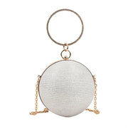 Metallic Round Ring Clutch