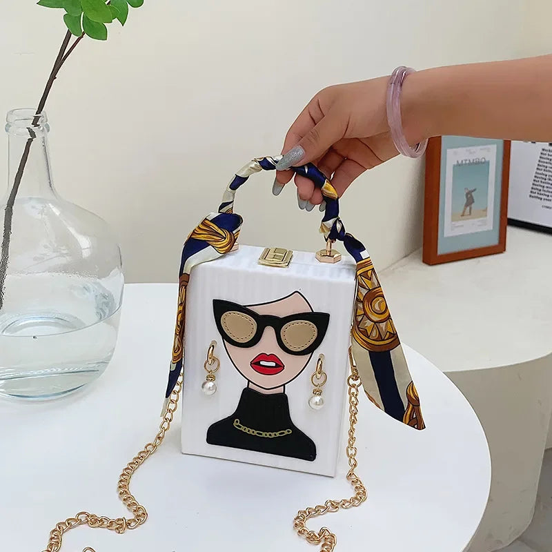 Structured Box Shoulder Bag