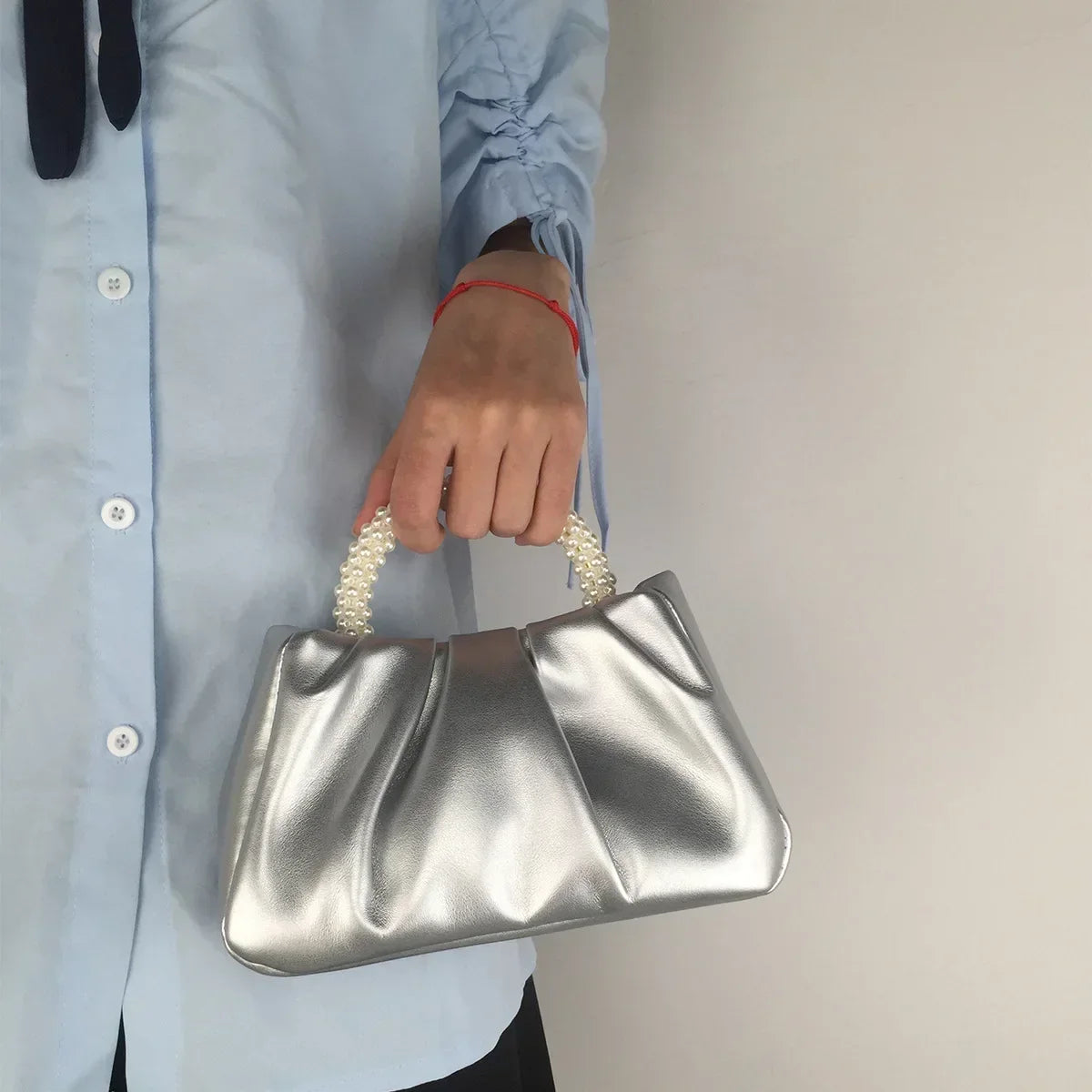 Pearl Handle Evening Clutch