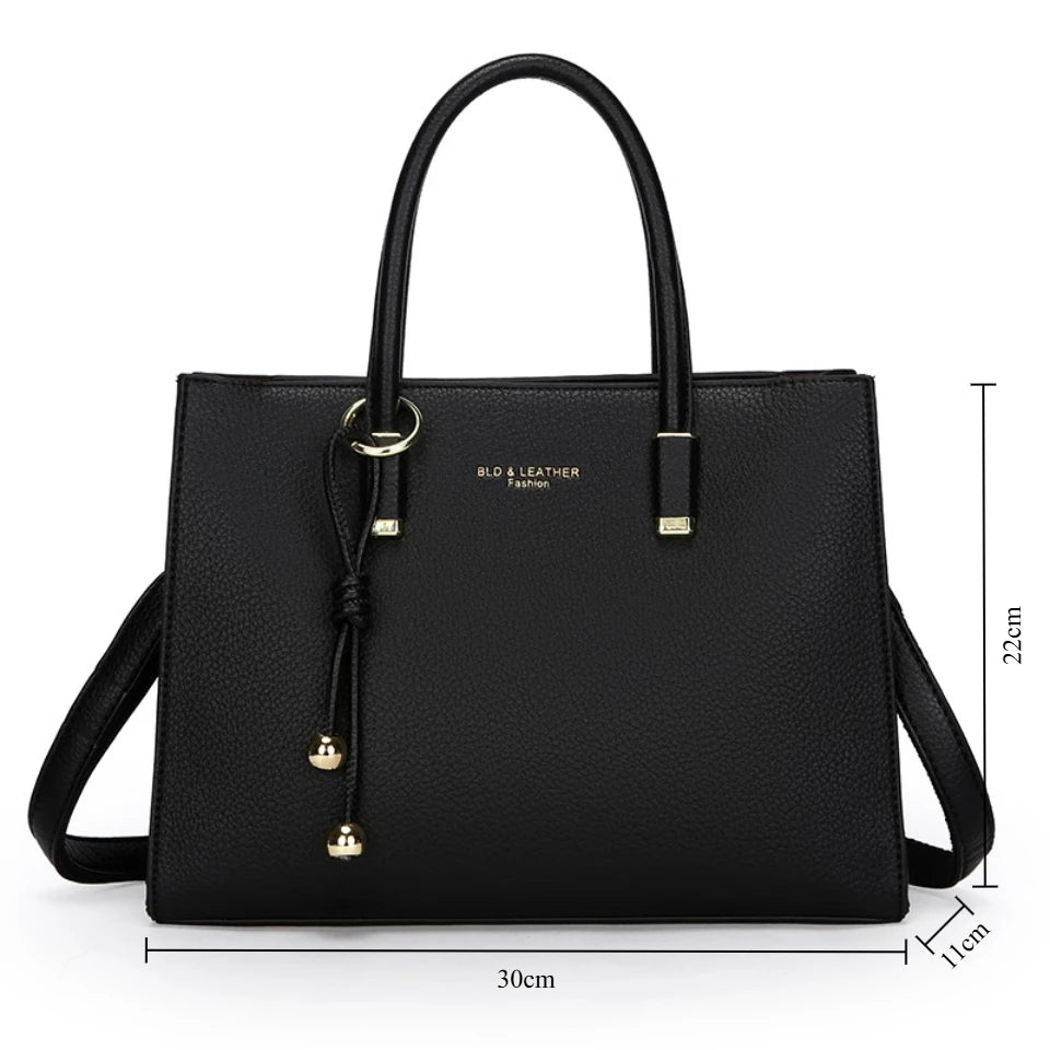 Three Compartment Shoulder Tote