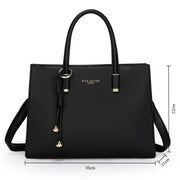Three Compartment Shoulder Tote