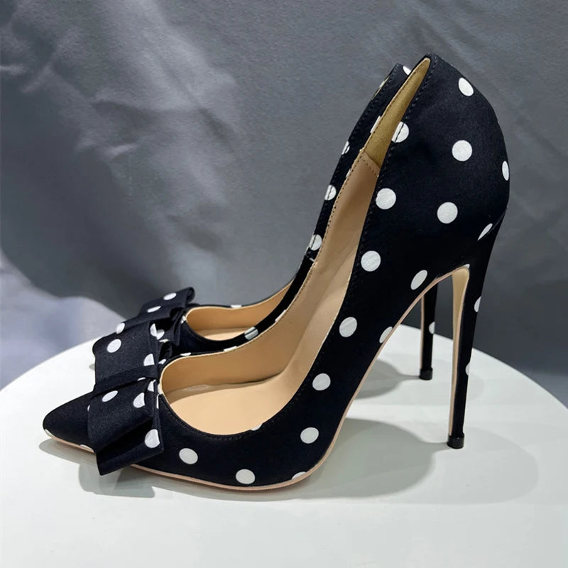 Polka Dot Bow Pumps