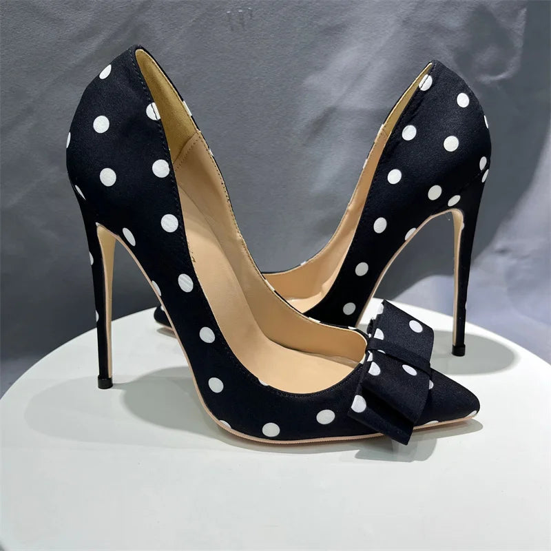 Polka Dot Bow Pumps