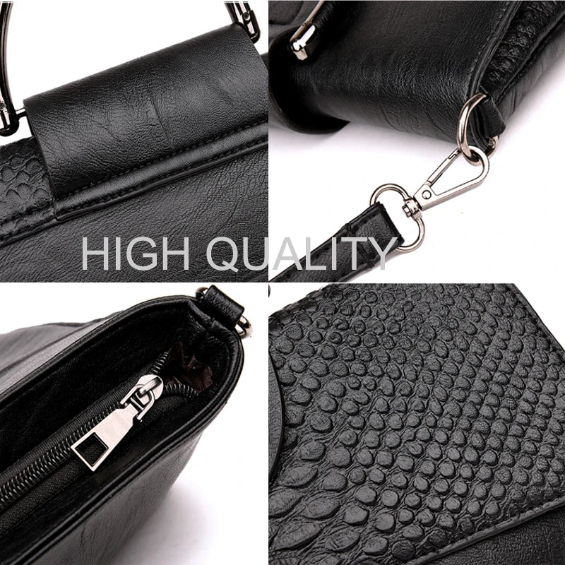 Alligator Texture Day Clutch