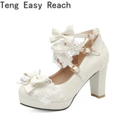 Strawberry Bow Mary Janes